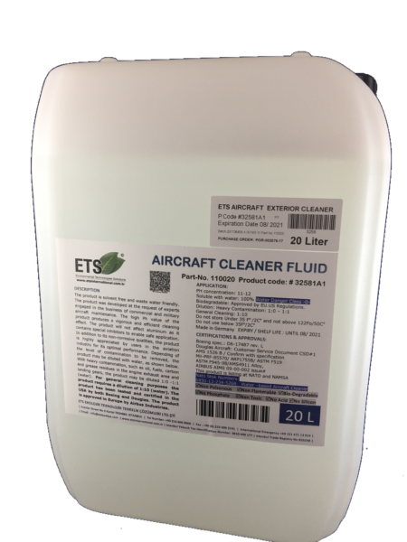 AIRCRAFT EXTERIOR CLEANER | AIRCRAFT CLEANER 20 LTR